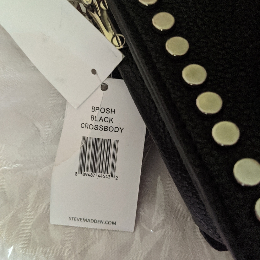 NWT Steve Madden Bposh Crossbody Studded Purse - Picture 12 of 15